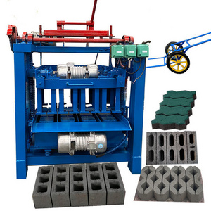 Hot Sale automatic hollow cement paver moulding manual concrete block making machine price