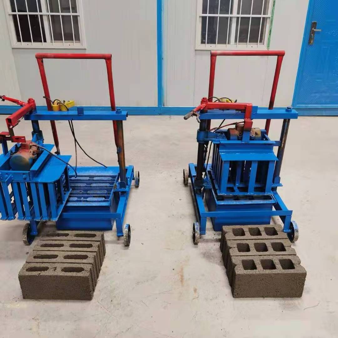 Widely used electric hollow concrete cement block brick making machine sold in the United States, Ethiopia, Zambia, Ghana, Kenya