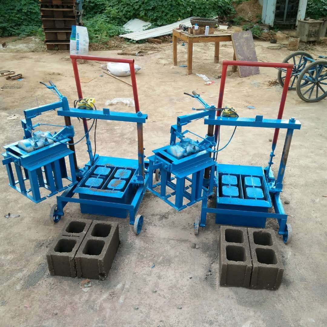 Widely used electric hollow concrete cement block brick making machine sold in the United States, Ethiopia, Zambia, Ghana, Kenya