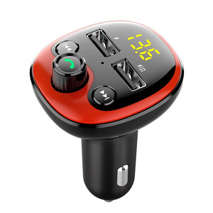 BT21BT 5.0 FM Transmitter Handsfree Car Kit TF Card/U Disk Car Audio MP3 Player with 3.1A Dual USB Car Charger