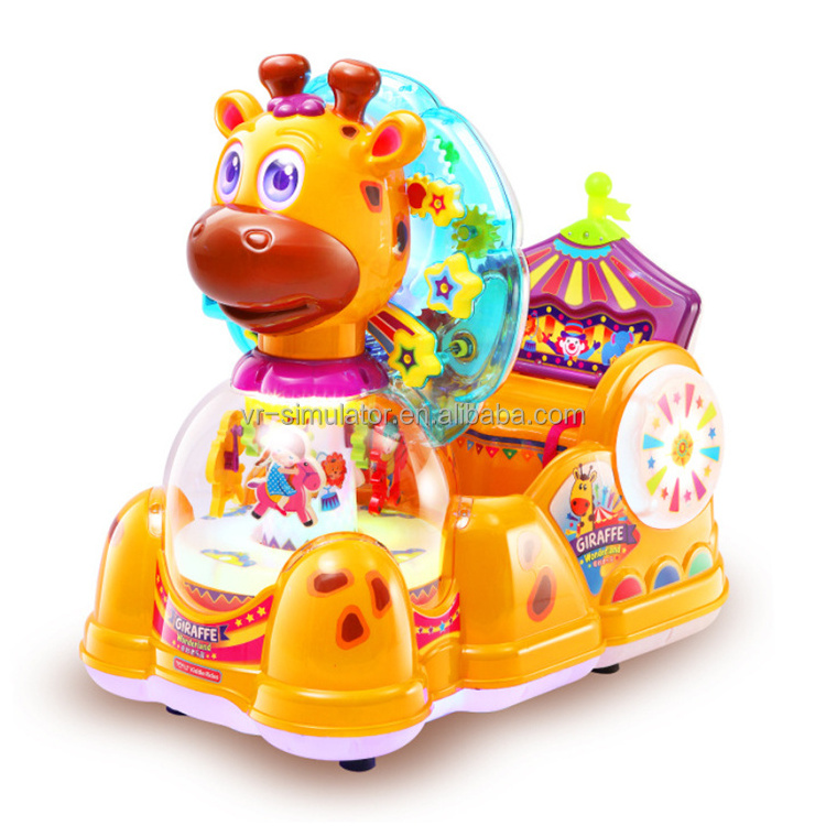 Shopping mall coin operated wonderful deer kiddie rides for sale