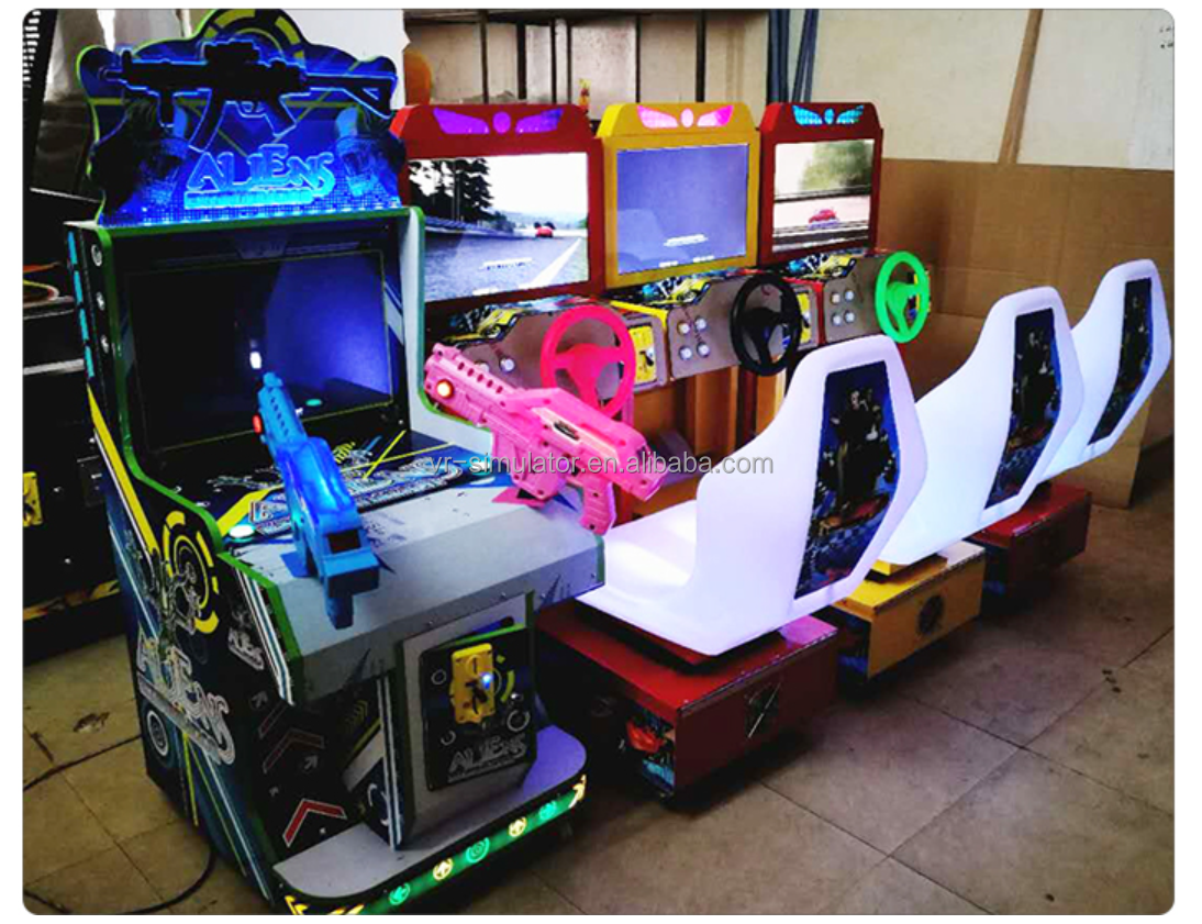 Arcade kids game room car racing machine 1 players mini kids outrun arcade games