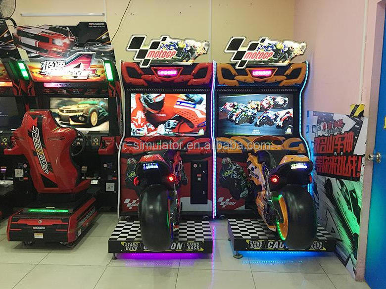 Dreamland Coin Operated gp moto simulator arcade game machine motorcycle racing simulator machines for game center