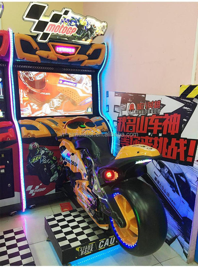 Dreamland Coin Operated gp moto simulator arcade game machine motorcycle racing simulator machines for game center