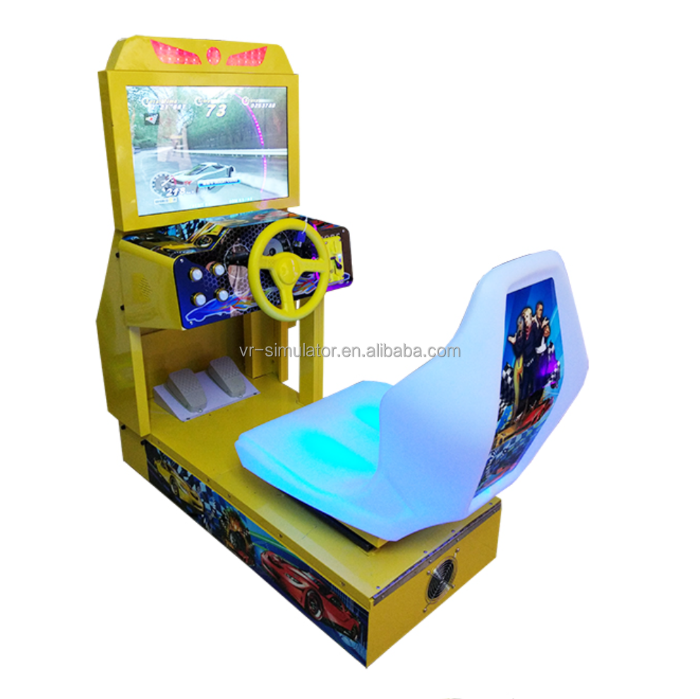 Arcade kids game room car racing machine 1 players mini kids outrun arcade games