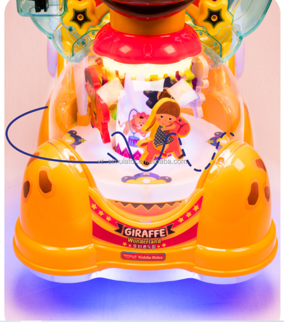 Shopping mall coin operated wonderful deer kiddie rides for sale