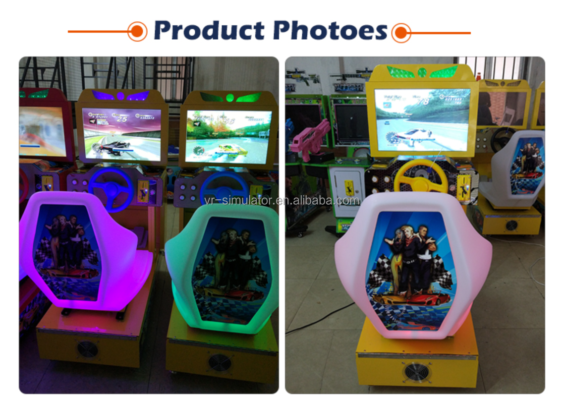 Arcade kids game room car racing machine 1 players mini kids outrun arcade games