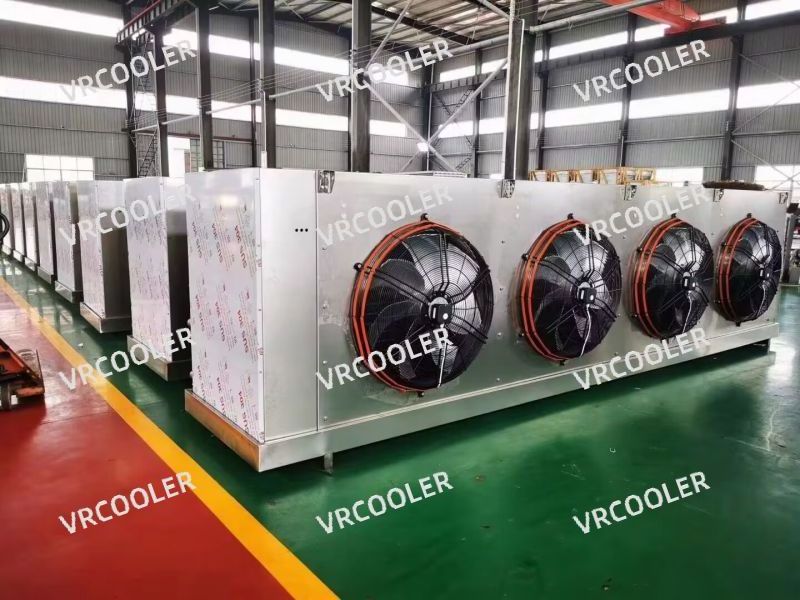 Air Cooling System Ammonia Industrial Dual Discharge Unit Cooler