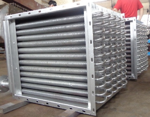 Steam Coil Industrial Stainless Steel Finned Tube Coil Steam Heat Exchanger For Dryer