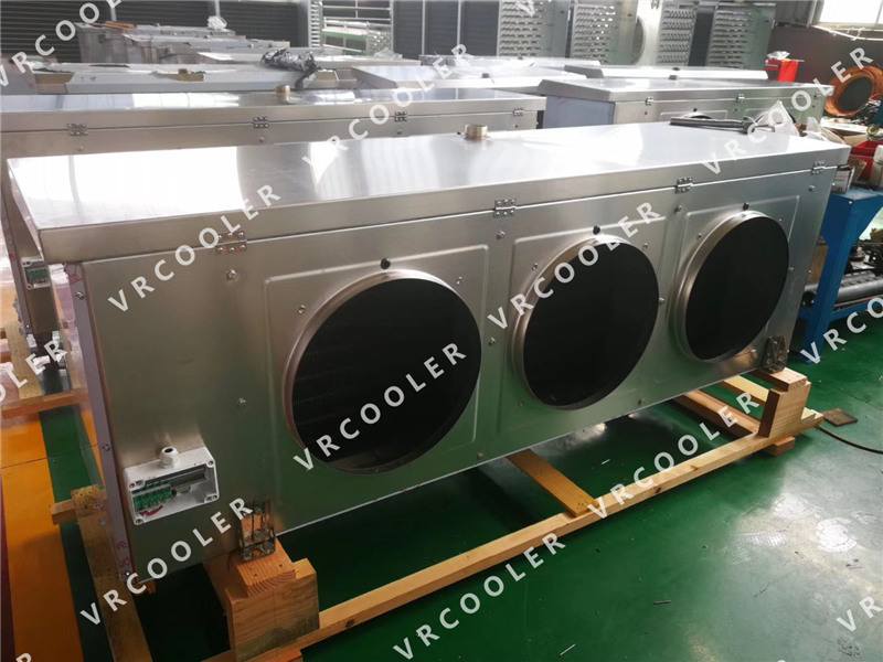 Air Cooling System Ammonia Industrial Dual Discharge Unit Cooler