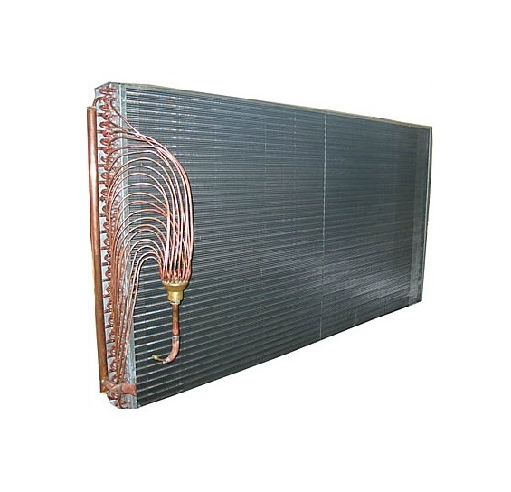 Copper tube E coating AC condenser and evaporator