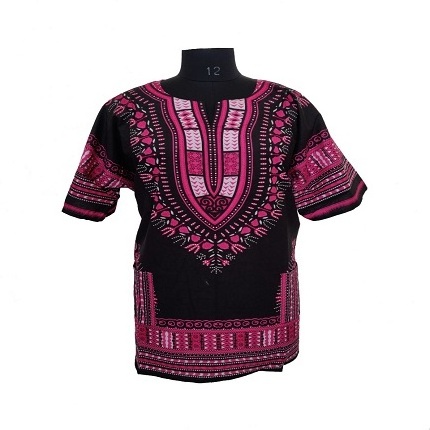 100 % Cotton Made In India Heavy Quality Unisex African Dashiki Shirts Tops Blouse T-shirts Boho Thailand