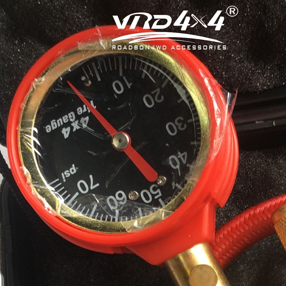 4X4 Tyre Inflator Pressure Gauge With Chuck Hose Digital Rapid Tyre Air Deflator Pressure Gauge 4WD 4X4 Offroad Tyre Gauge