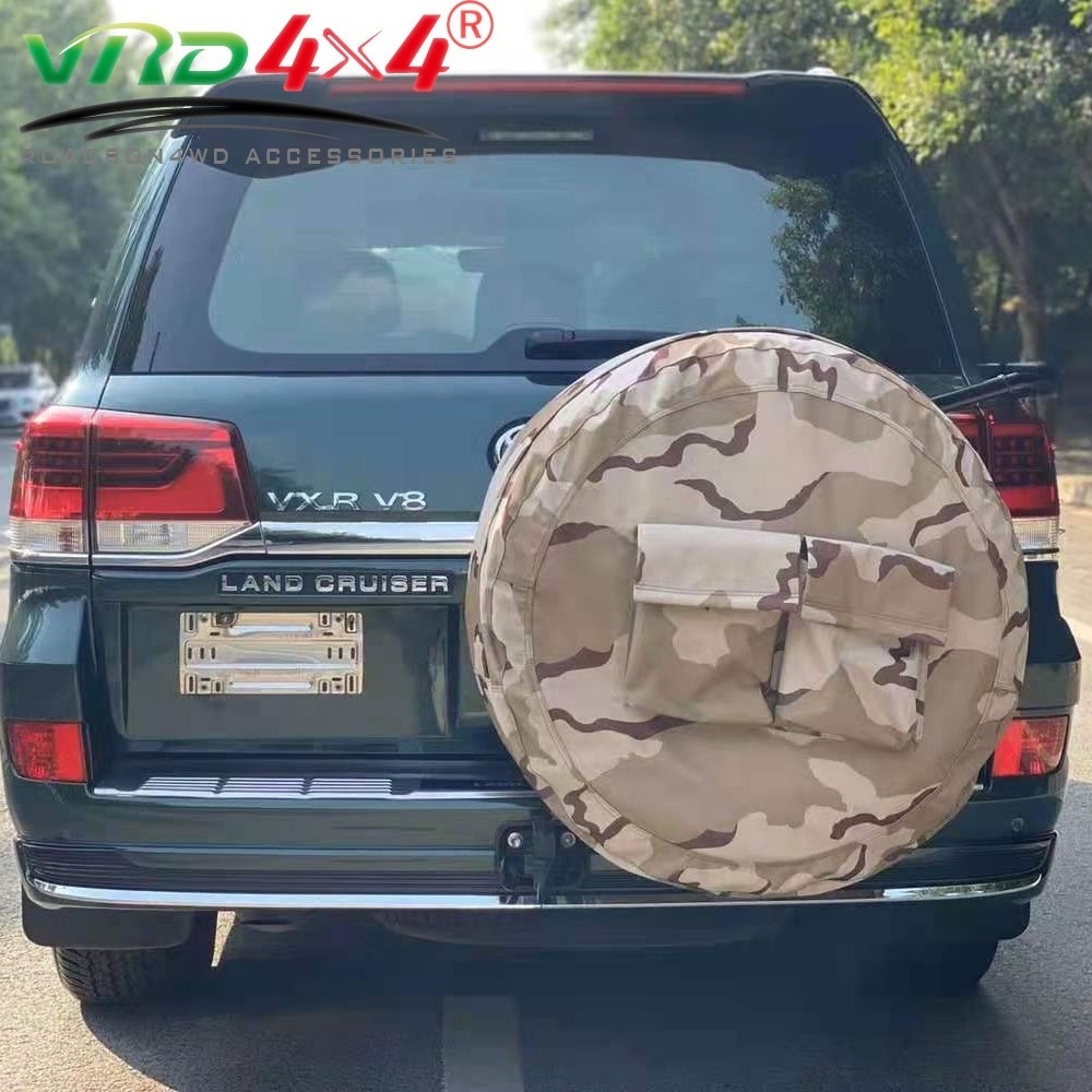 4x4 Vehicle Tire Cover Cavas SUV Auto Spare Tires Carrier Cover For Most 4x4 Vehicles Land cruiser Pajero Wrangler Jimny Hilux