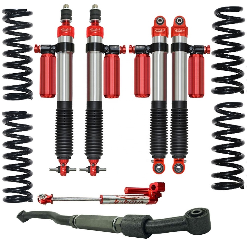 WJ Shock Absorber Off-Road Heavy Duty 4WD Lifting Nitrogen Damper  Manual Compression & Rebound Lift Kit For Jeep Grand Cherokee