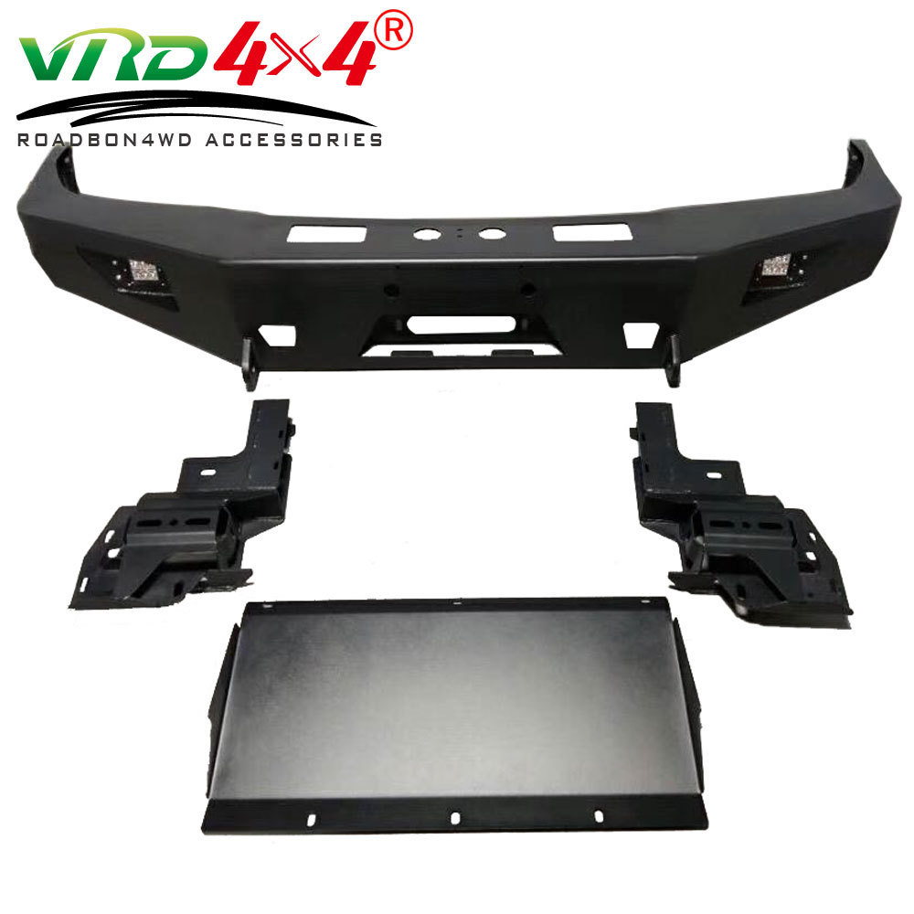 J100 Steel Bull Bar OEM Powder Coated Front & Rear Bumper with Light  U Loop 4x4 Offroad For Land Cruiser LC100