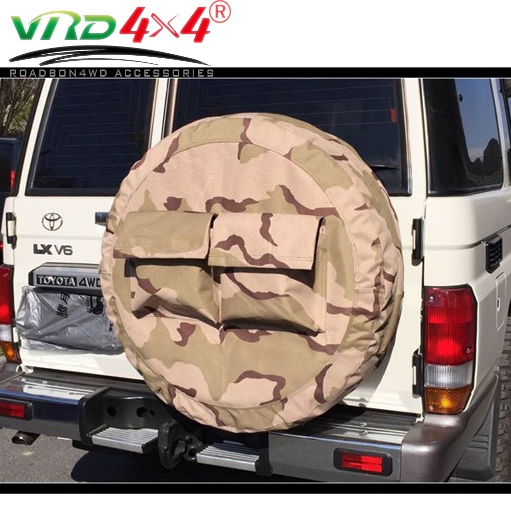 4x4 Vehicle Tire Cover Cavas SUV Auto Spare Tires Carrier Cover For Most 4x4 Vehicles Land cruiser Pajero Wrangler Jimny Hilux