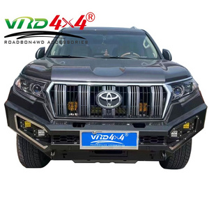 China FJ150 Metal Bull Bar Steel Front Bumper Guard 4x4 Off-Road truck accessories New Design With Winch Bracket for Prado 150