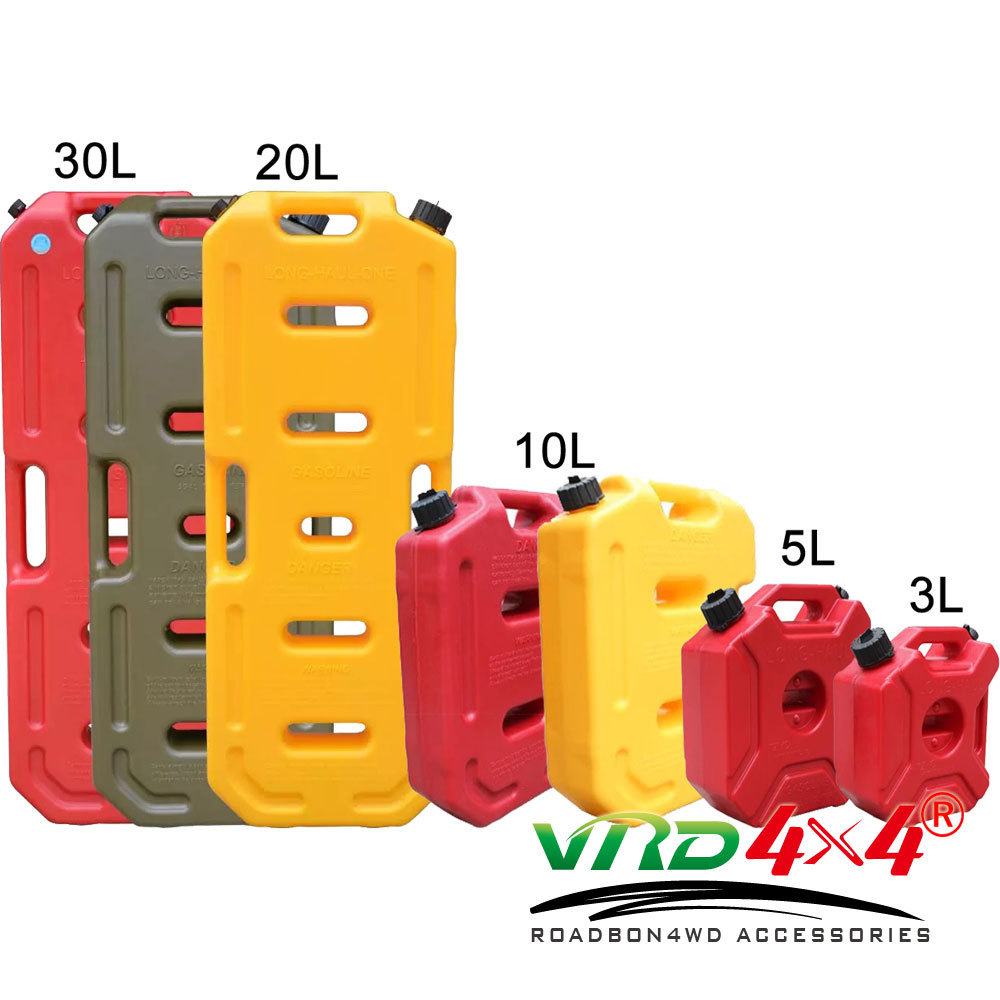 VRD4X4 Wholesale Portable Fuel Tank Barrel Gallon Liter Petrol Jerry Can Gasoline Fuel Tanks 4wd