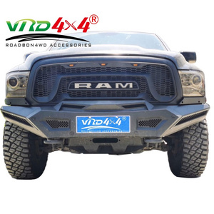 Body Kits For DODGE RAM 1500 Steel Front Bumper with Light