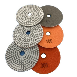 Granite Grinding Tools Flexible Diamond Sanding Disc Wet Polishing Pads