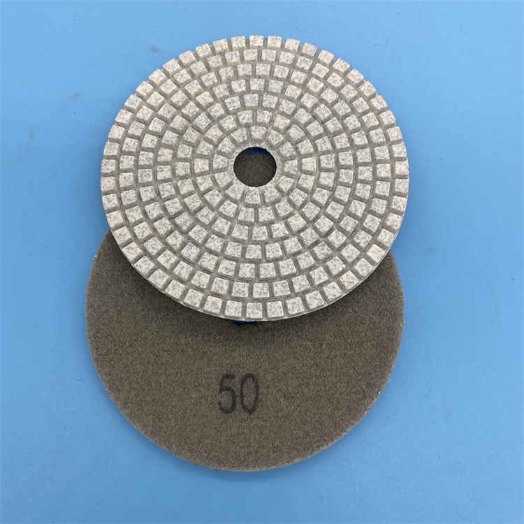 Granite Grinding Tools Flexible Diamond Sanding Disc Wet Polishing Pads