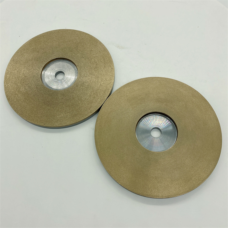 edger diamond wheel sintered grinding disc plate for gems and glass sharpening