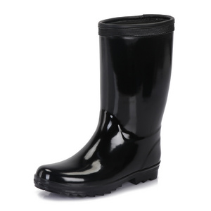 Agricultural Waterpoof men raining safety working rubber boots for construction