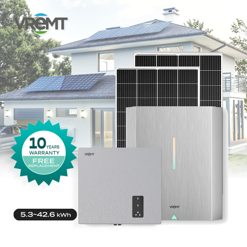 VREMT Automotive Power Battery Structure Residential 30kW Hybrid Energy Storage System For Solar System