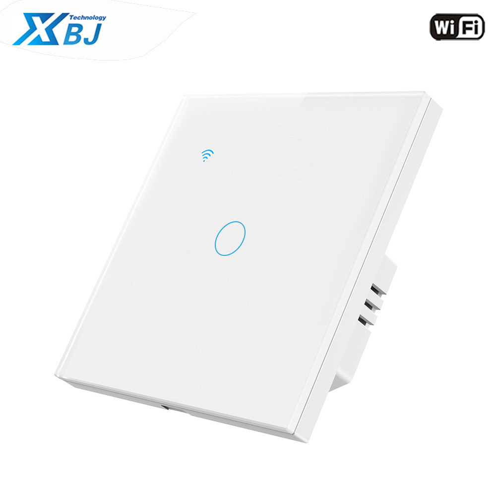 86 EU Home Automation Tuya Eu Wifi Smart Wall Light Switch 220v Smart Wifi Light Switches with work Alexa