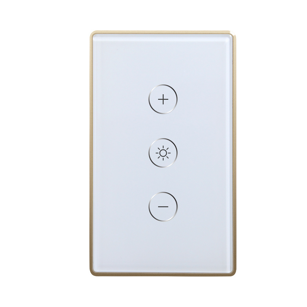 WiFi Smart Light Dimmer Switch, Smart Life/Tuya APP Status Backlight Switch Off Voice Compatible with Alexa Google Assista