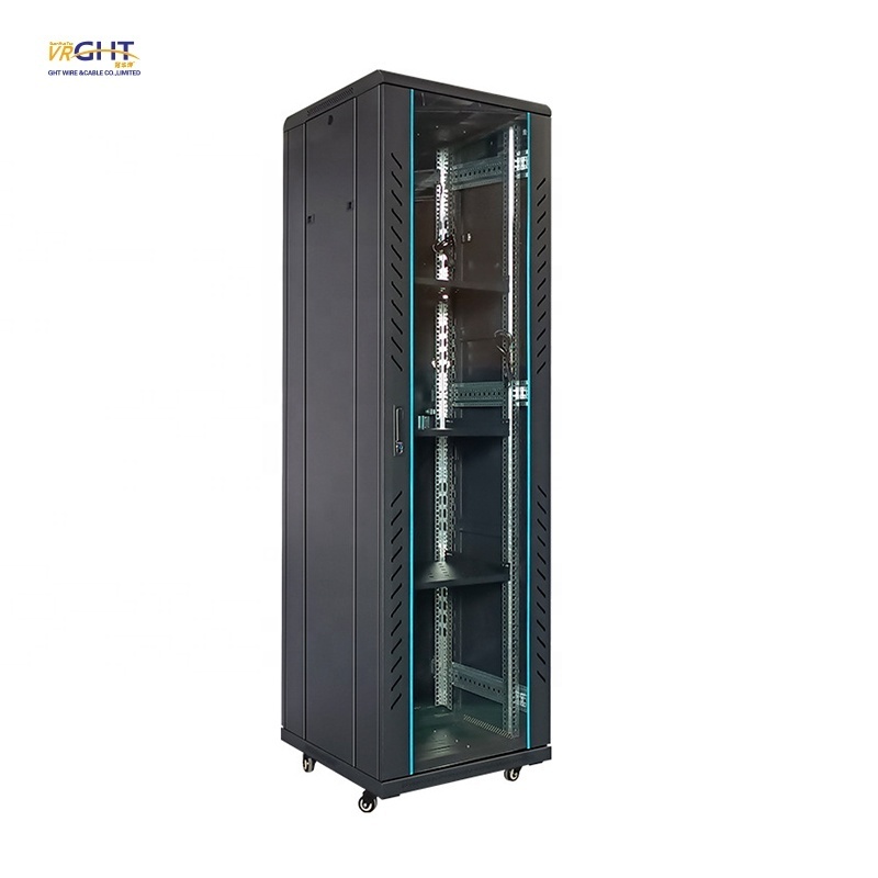 Server network cabinet 600x600x1600 data center switch cabinet rack 19 inch floor standing opening frame rack