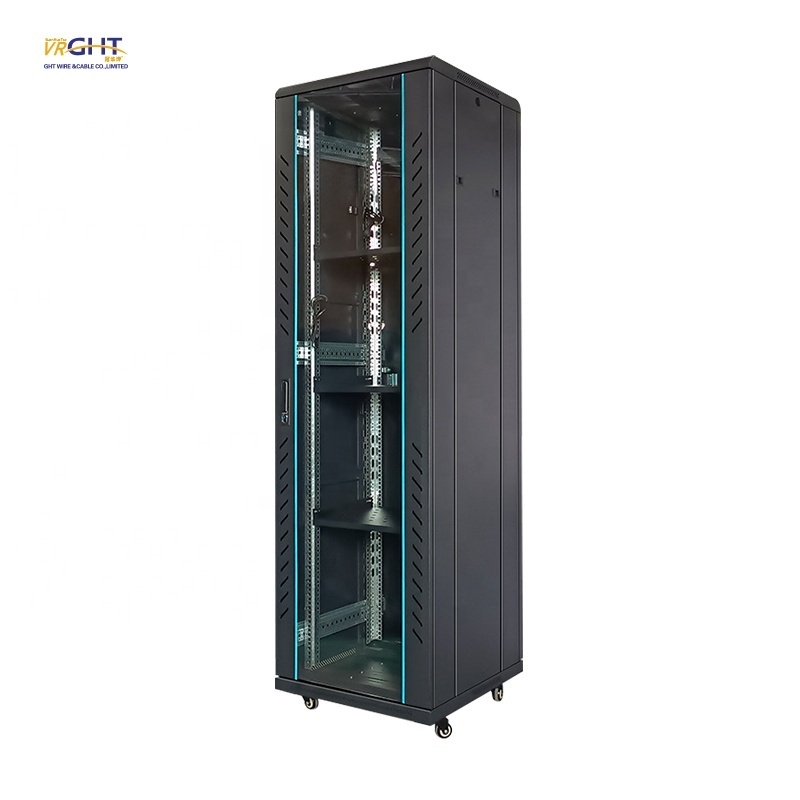 Server network cabinet 600x600x1600 data center switch cabinet rack 19 inch floor standing opening frame rack