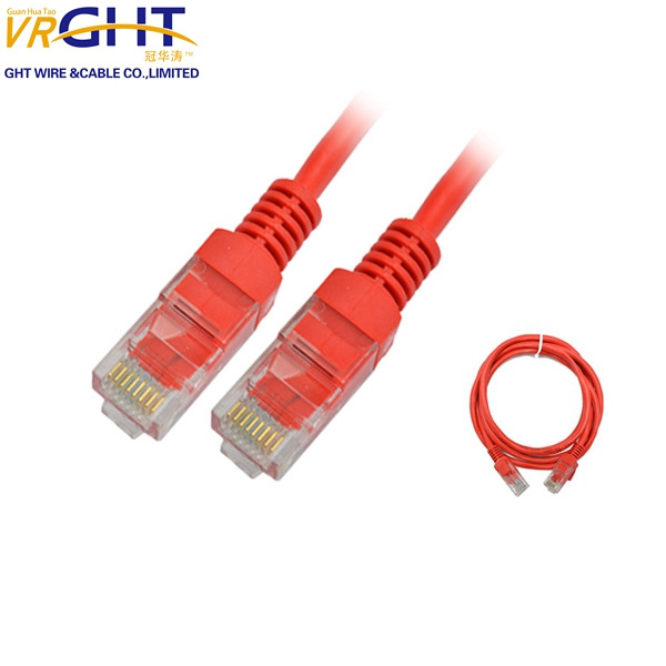 Customized Cat5E Cat6E Utp 4Pr 24Awg Patch Cord Pvc Jacket