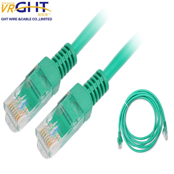 Customized Cat5E Cat6E Utp 4Pr 24Awg Patch Cord Pvc Jacket