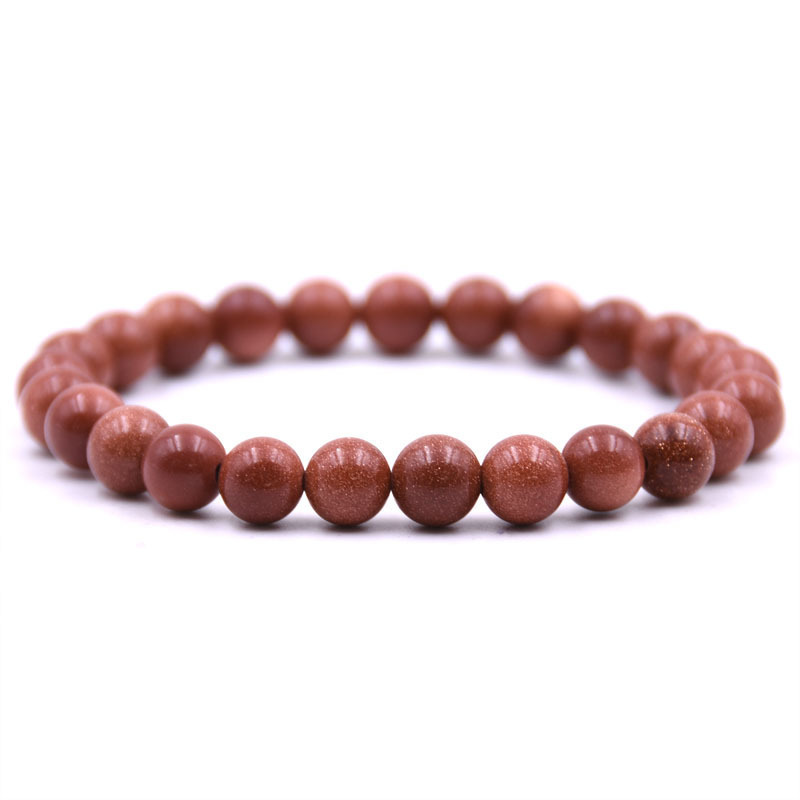 Natural Green sunstone stone beads bracelet for women men handmade high quality ladies homme wholesale Armband bracelet Jewelry