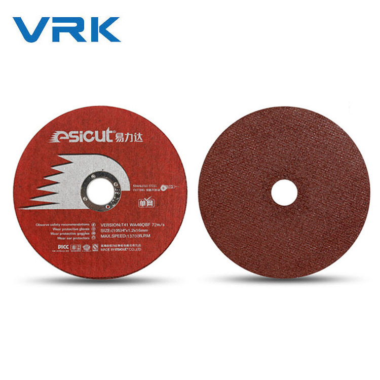 105 x 1.2 x 16 esicut stainless steel carbon steel copper metal 4 inch cutting disc