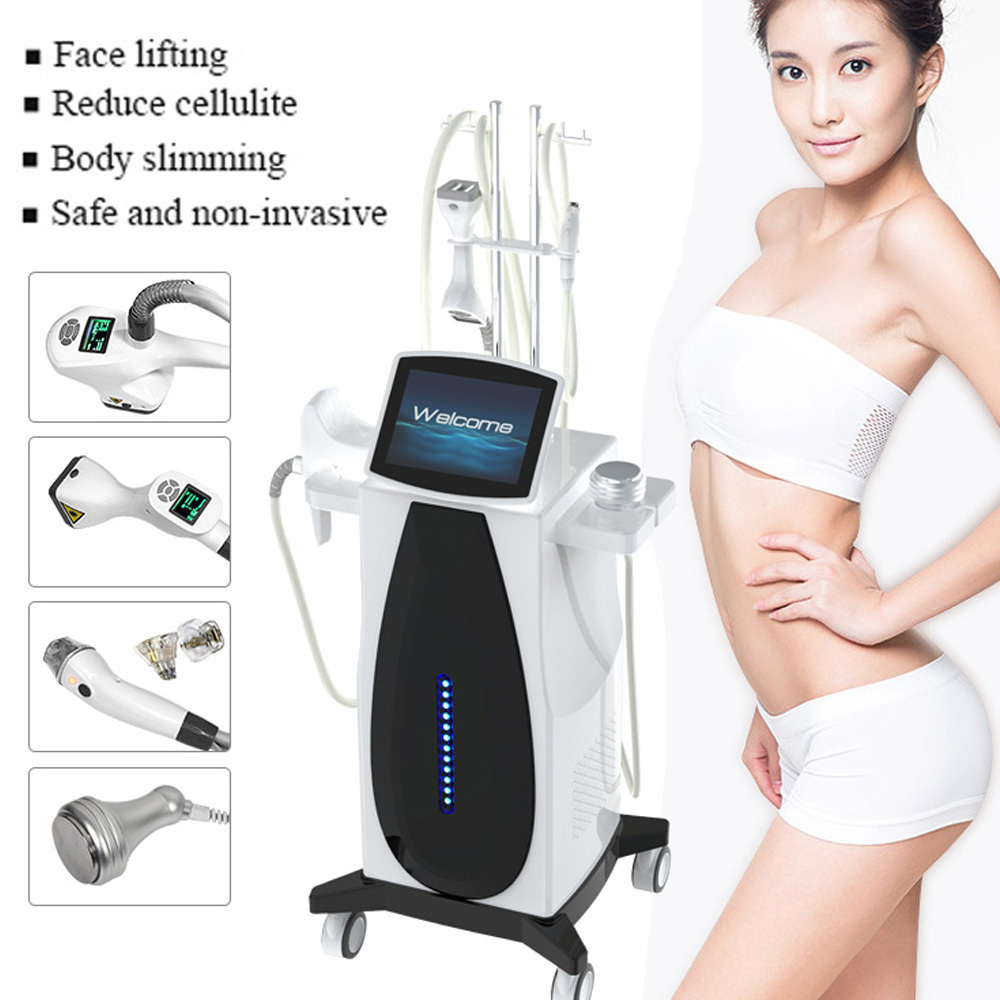 Multifunctional Vela Anti Cellulite Skin Tightening Vacuum Roll Rf Body Shaper Massage Arm Leg Belly Fat Reduction Machine