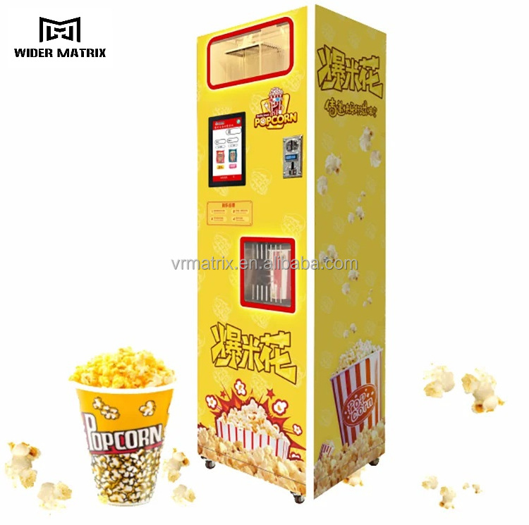 Made In China Guangzhou Factory Intelligent Self service Popcorn Machine Automatic Popcorn Vending Machine