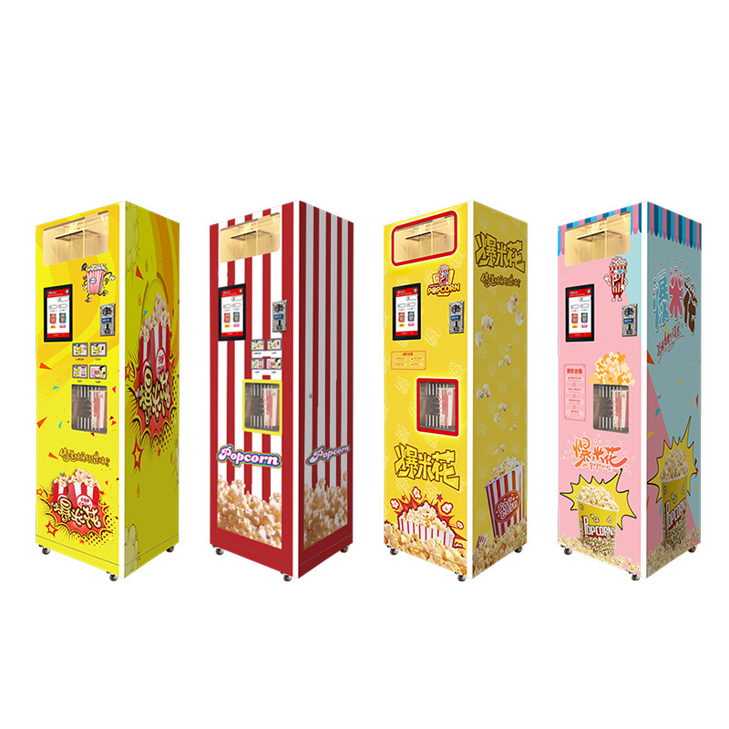 Made In China Guangzhou Factory Intelligent Self service Popcorn Machine Automatic Popcorn Vending Machine