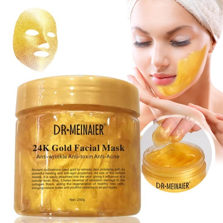 DR.MEINAIER 24K Gold Facial Mask anti-wrinkle anti-toxin anti-acne no-washing sleeping mask