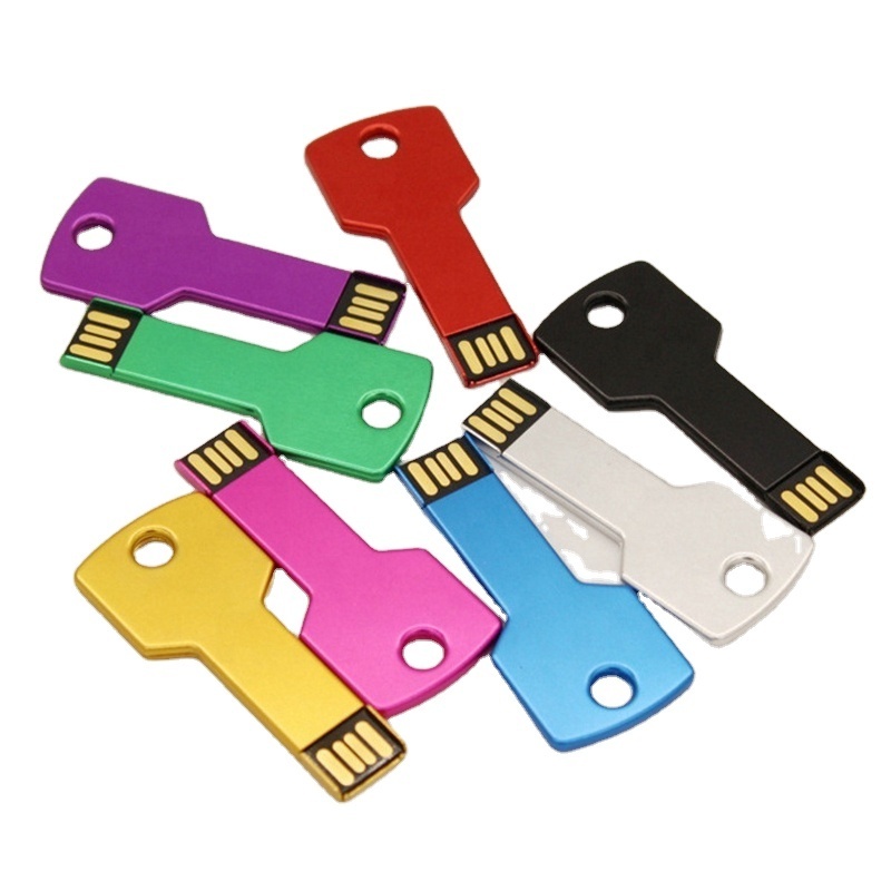 Custom Key Shape USB Flash Drive 4GB 8GB 16GB 32GB 64GB Key USB 2.0 3.0 USB Key for Gifts