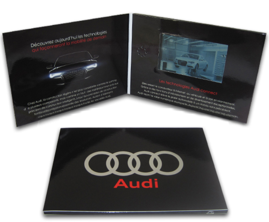 LCD Video Brochure Business Card 7 inch 10 inch LCD Screen Video Brochure for Video Publicity