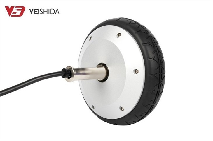 Hub Motor Wheel with optical incremental encoder 48V AGV load Electric Hub Motor