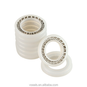 Turcon Variseal  is a single-acting seal consisting of a U-shaped jacket and a V-shaped corrosion resistant spring T40S