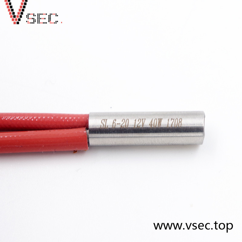 Customized 12v/24v 20W 30W 40W 50W 60W 80W 100W 120W high density electric heater cartridge