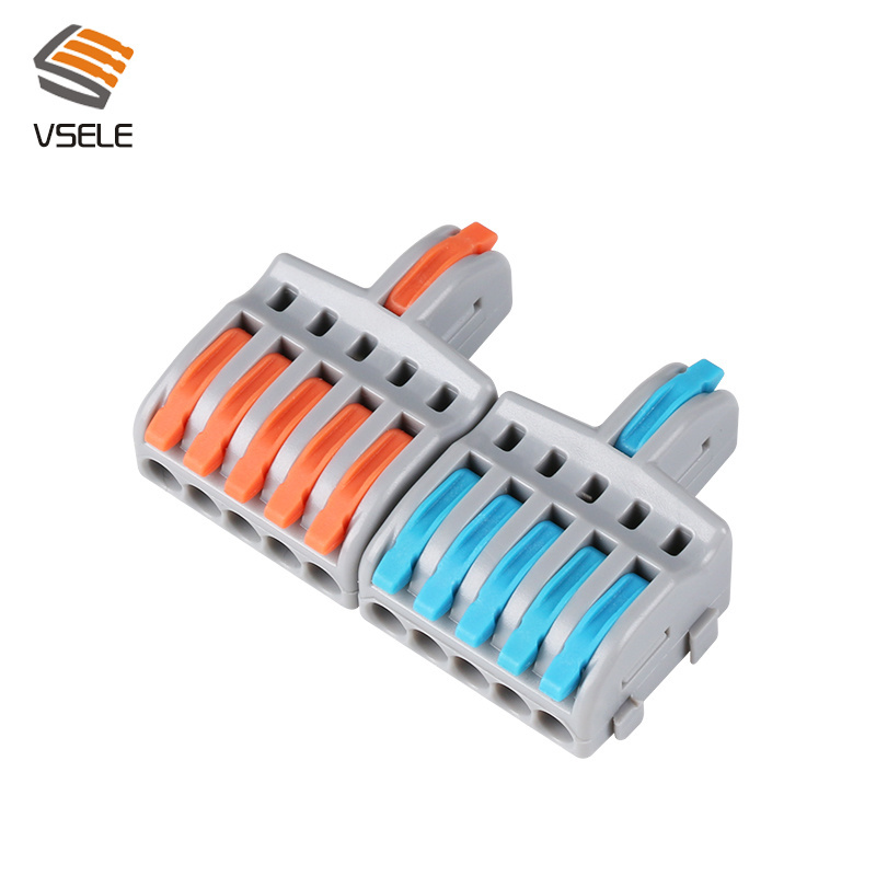 SPL-28 Free sample electric wire crimp splicing push in spring quick 220v connectorl Lever-nuts  wire Terminal Blocks