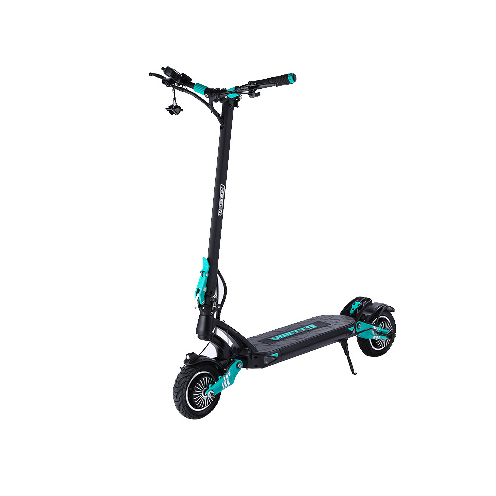 The VSETT9 with a speed of 50 kilometers per hour and a range of 100 kilometersis an electric scooter