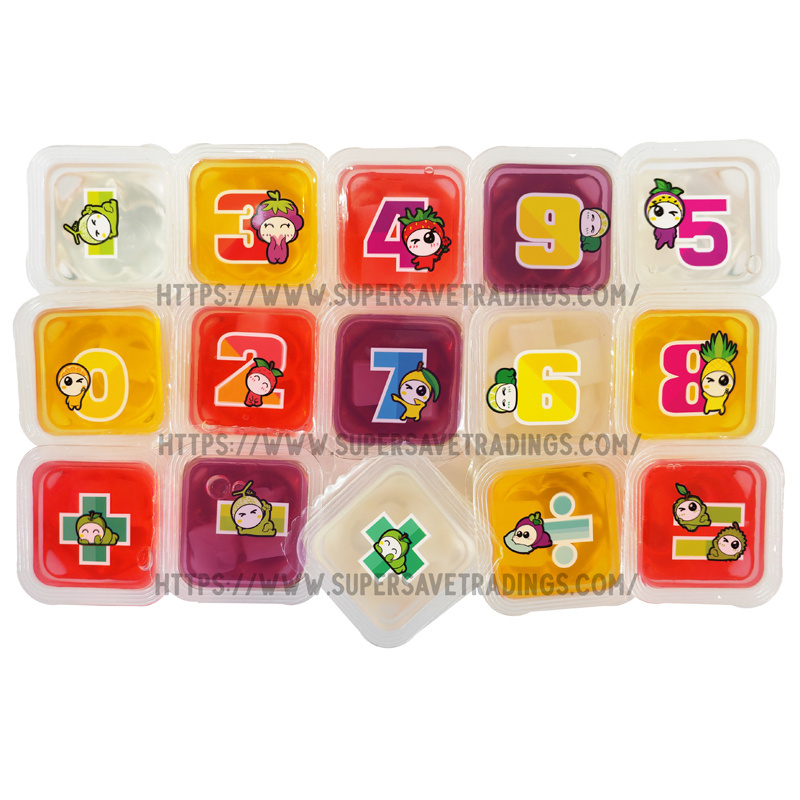 Aiiing Fruit Jelly Cups Aiiing Mini Jelly Cup with Nata De Coco - 25g Lychee Mango Strawberry Grapes Assorted Coconut Jelly