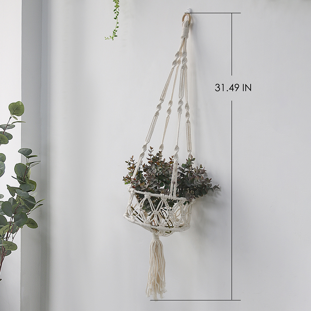 Nordic Boho Large Handmade Macrame Tapestry Shelf Plant Hanger Hanging Basket Cat And Dog Sleep Pet Hammock Swing Bed Decoration